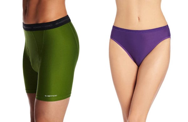 ExOfficio travel underwear for men and women