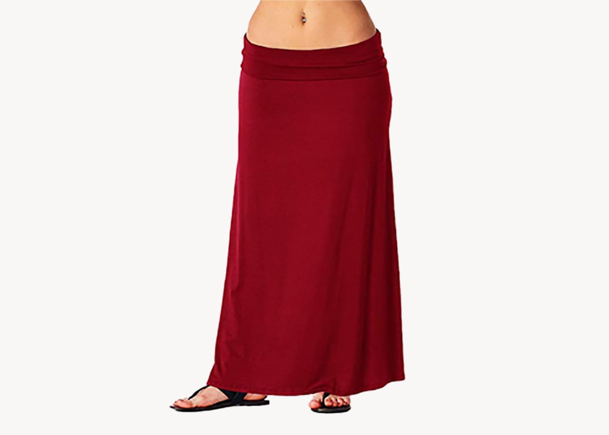 Knee length clearance skirts for travel