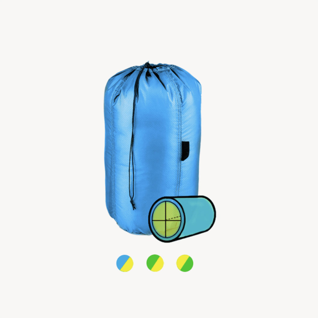 10 Piece No Vacuum Basics Travel Rolling Compression Bags