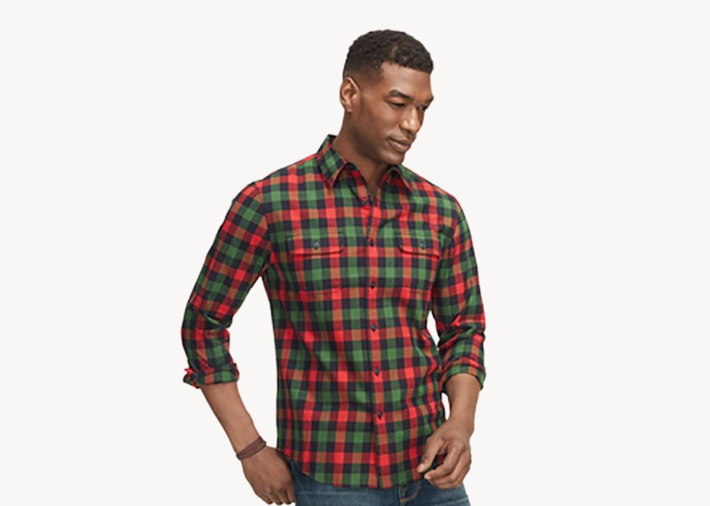 ll bean mens flannel hoodie