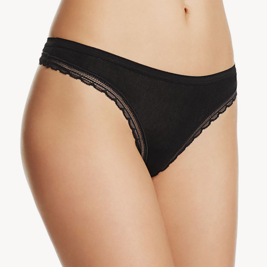  OnGossamer Women's Racy Lace Hip G Thong Panty Underwear,  Black, M: Clothing, Shoes & Jewelry