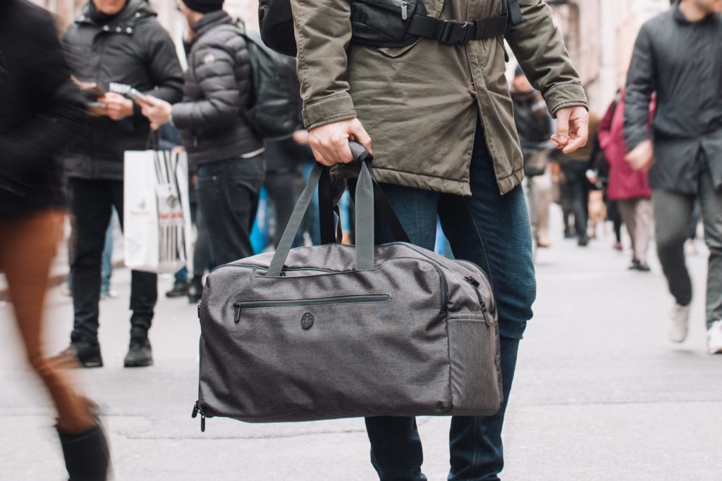 gym bag as carry on luggage